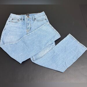 J. Crew Mid Rise Flared crop jeans. Excellent condition